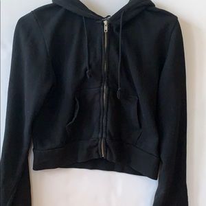 Brandy Melville Black Crystal Hoodie